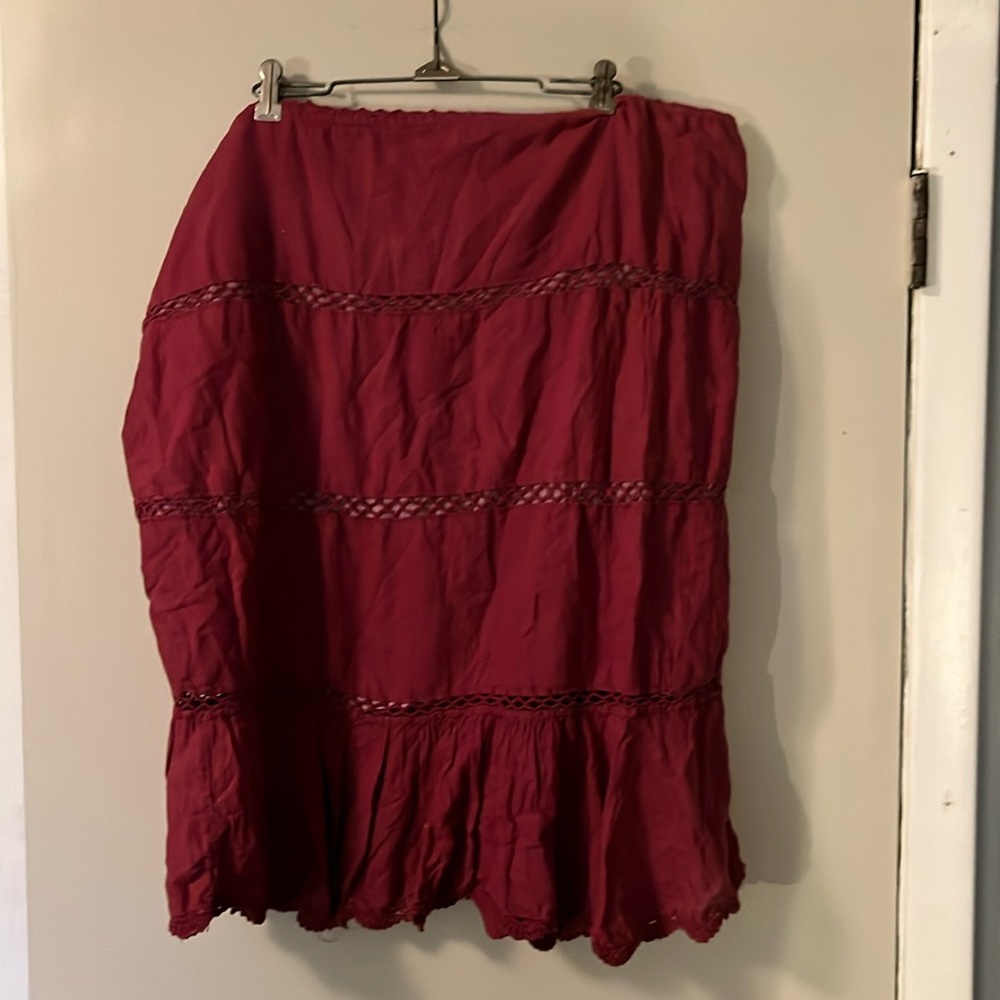 Magenta and pink skirt. Size xl